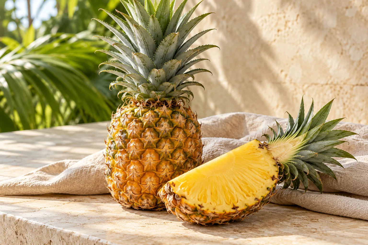 Fresh Sri Lankan pineapples