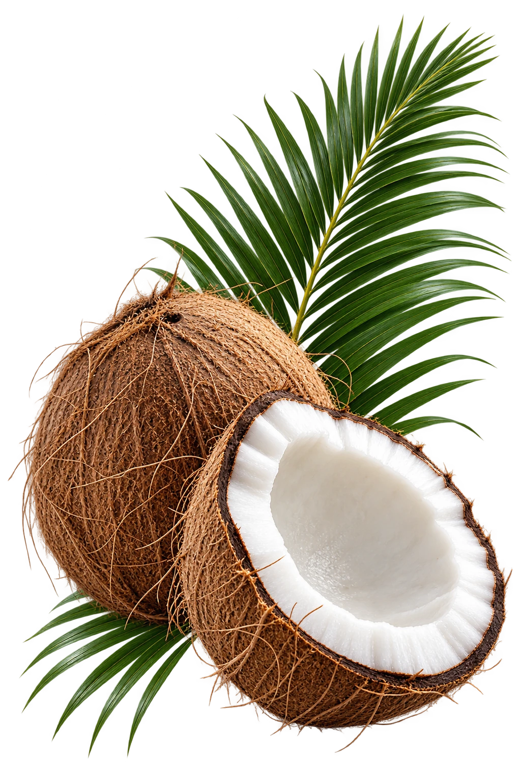 Fresh Coconuts — editorial product still life