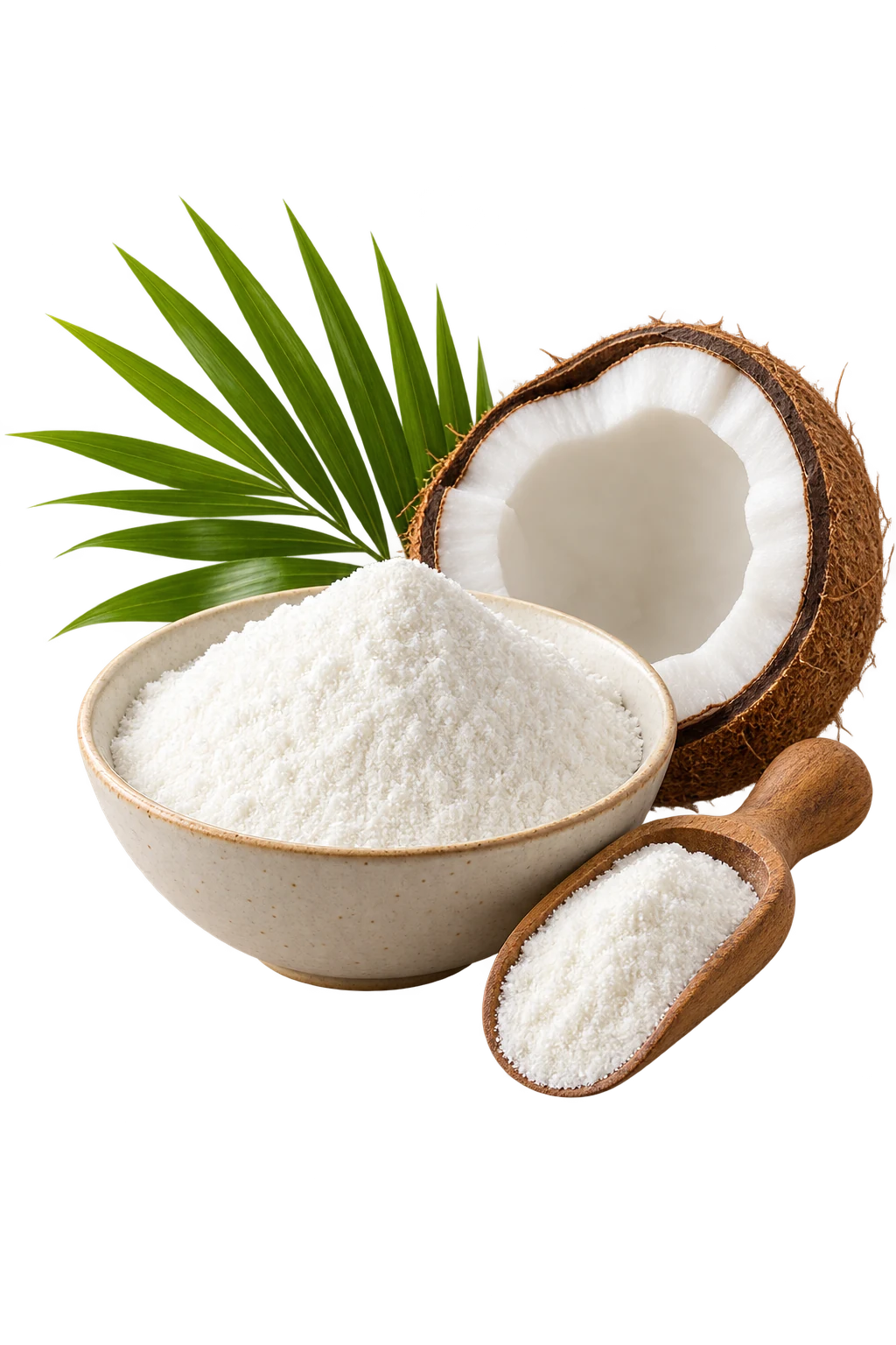 Coconut Milk Powder — editorial product still life