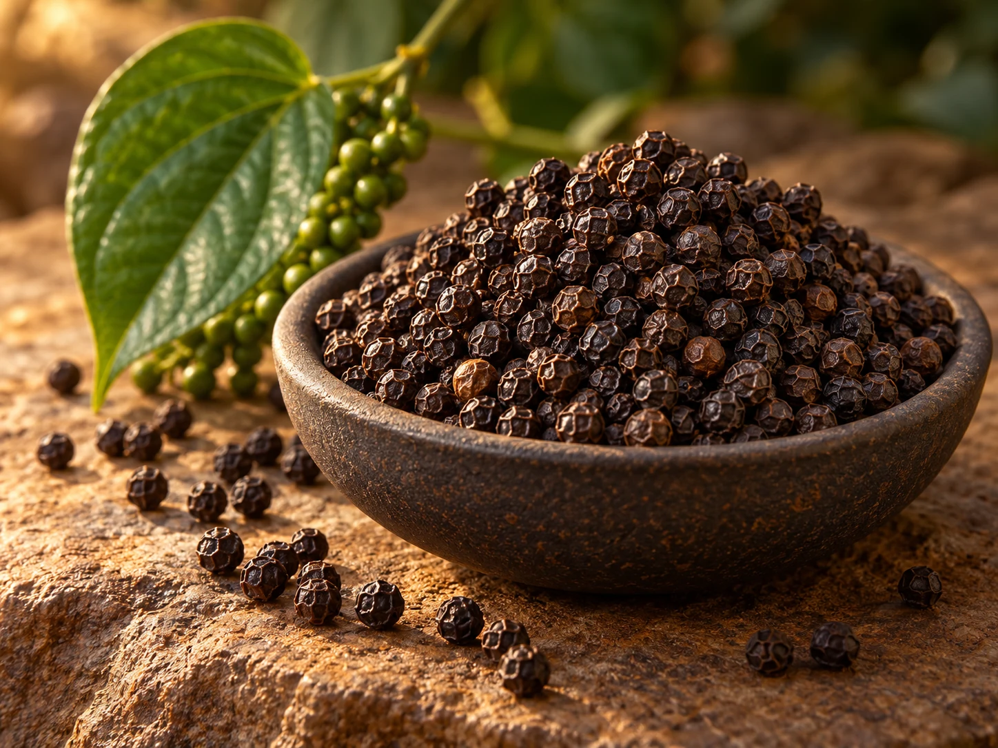 Black Pepper editorial composition