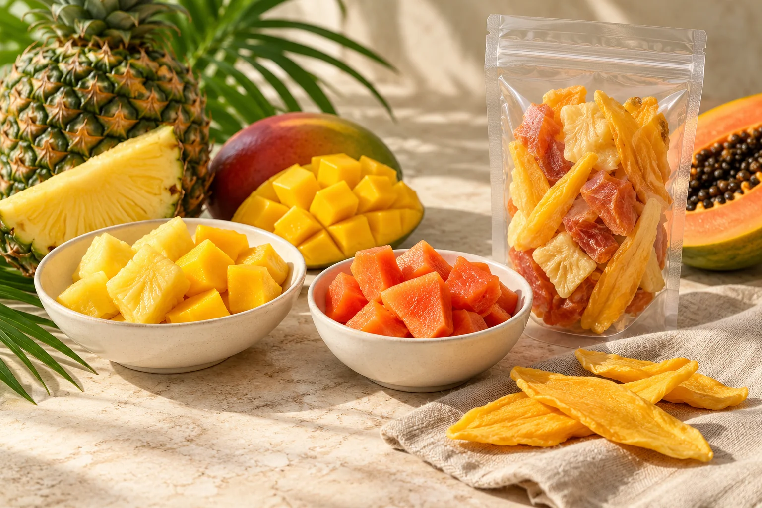 Processed Fruits editorial composition
